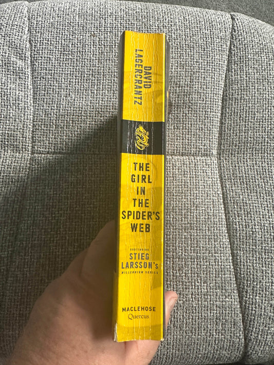 2016 The Girl In The Spider’s Web - David Lagercrantz(Maclehose Quercus) - Honeyburn Books (UK)