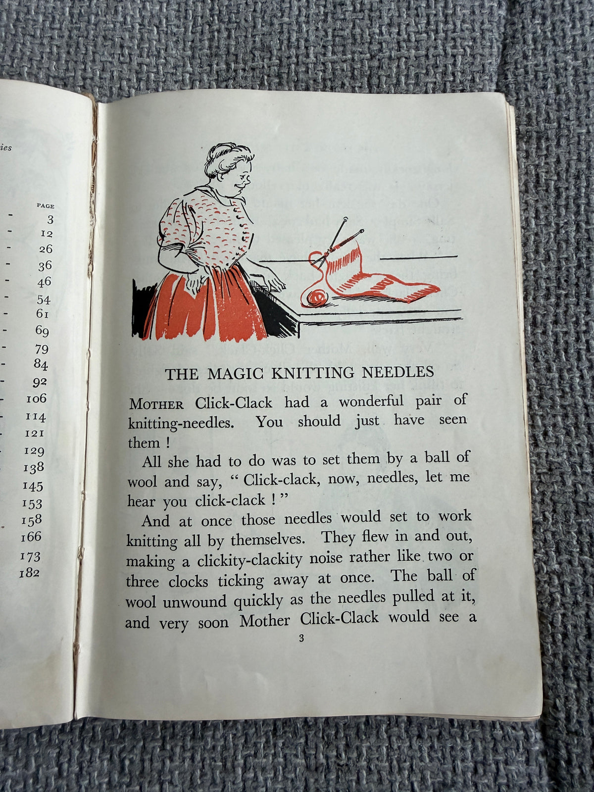 1950*1st* The Magic Knitting 🧶 Needles - Enid Blyton (Eileen Soper illust) MacMillan & Co Ltd