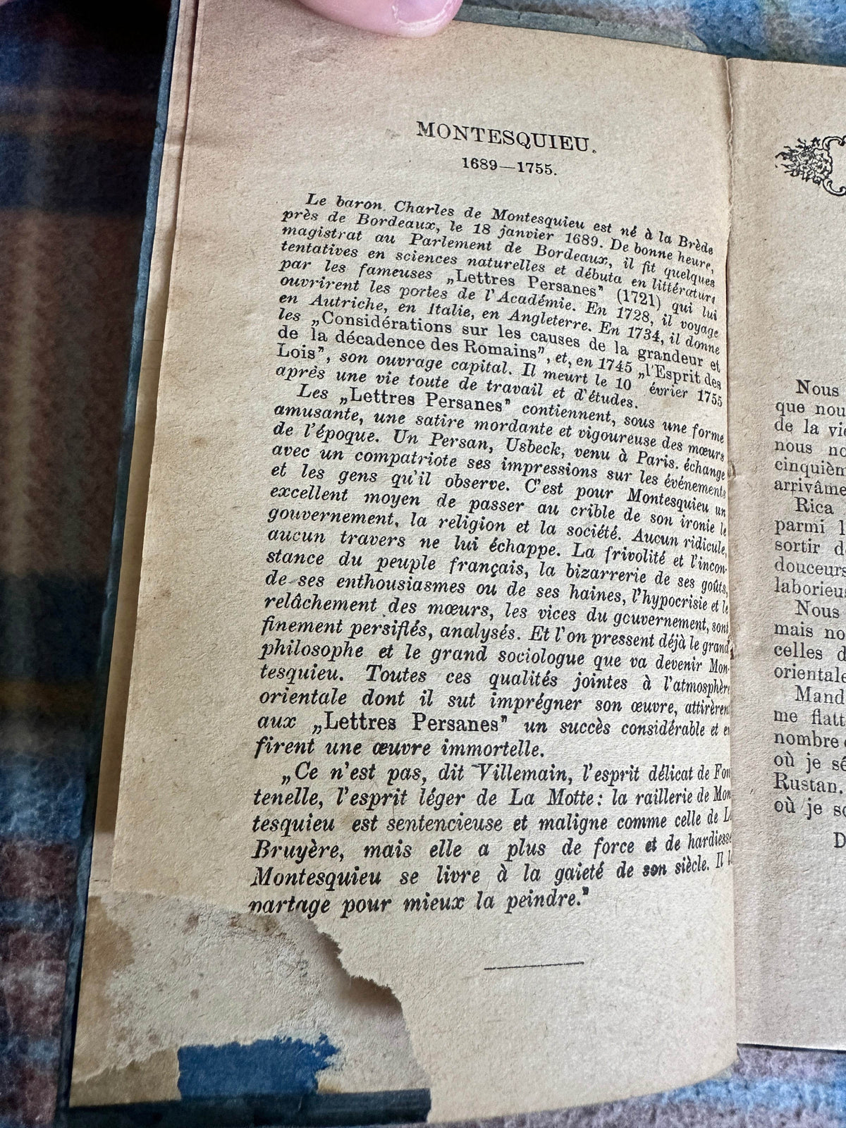 1930’s Lettres Persanes(Persian Letters) Montesquieu(Éditions Nilsson) - Honeyburn Books (UK)