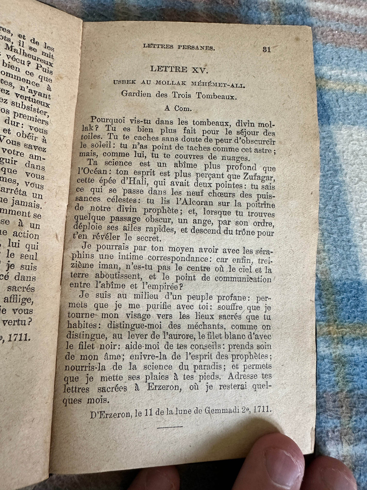 1930’s Lettres Persanes(Persian Letters) Montesquieu(Éditions Nilsson) - Honeyburn Books (UK)