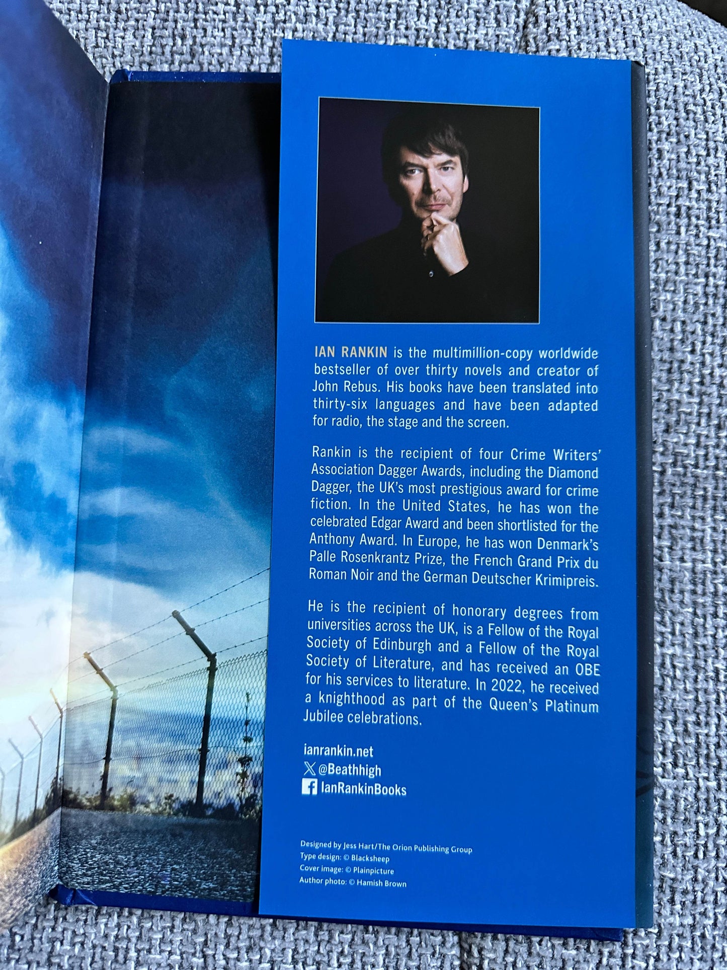 2024*1st* Midnight & Blue - Ian Rankin(Orion) - Honeyburn Books (UK)
