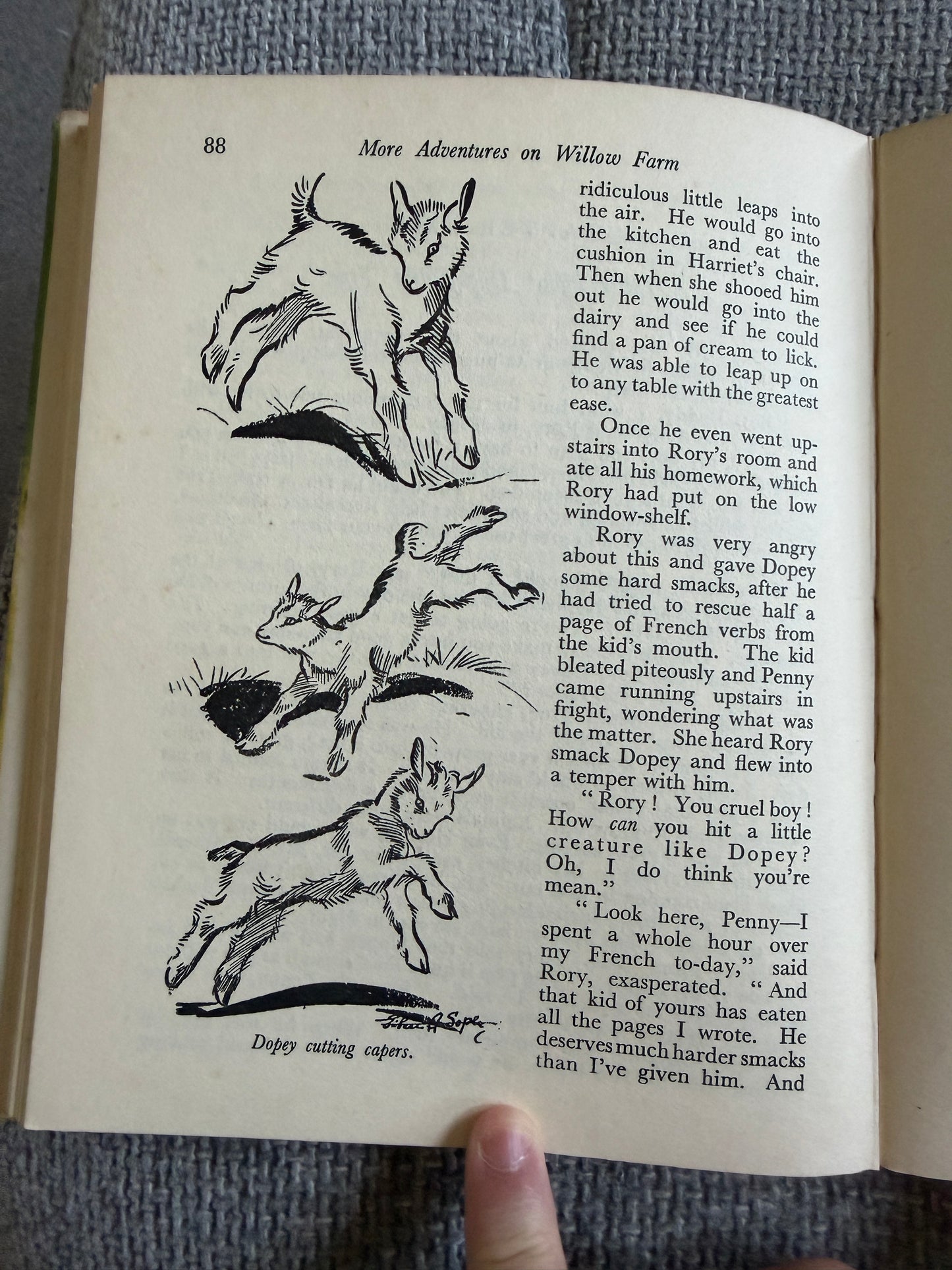 1949 More Adventures On Willow Farm - Enid Blyton (Eileen A. Soper illust) Country Life
