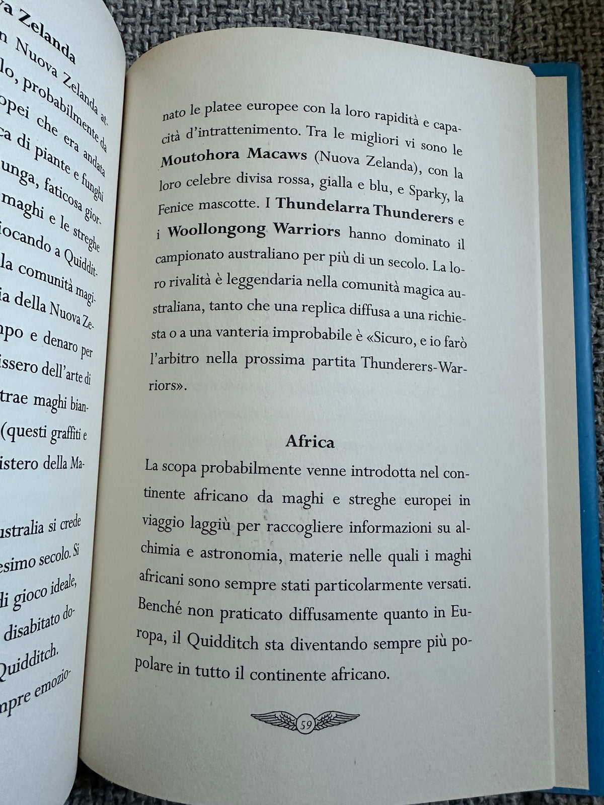2017 Kennilworthy Whisp IL Quidditch Attraverso I Secoli - J. K. Rowling (Salani Editore) Whizz Hard Books - Honeyburn Books (UK)