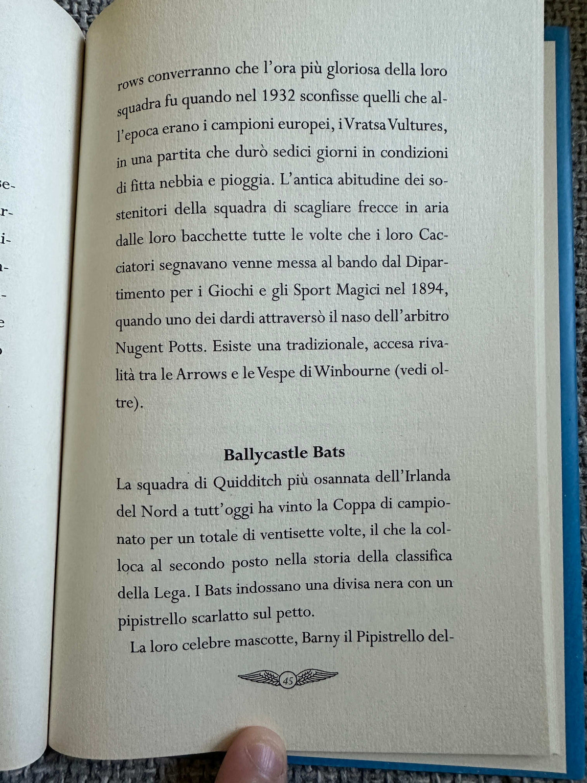 2017 Kennilworthy Whisp IL Quidditch Attraverso I Secoli - J. K. Rowling (Salani Editore) Whizz Hard Books - Honeyburn Books (UK)