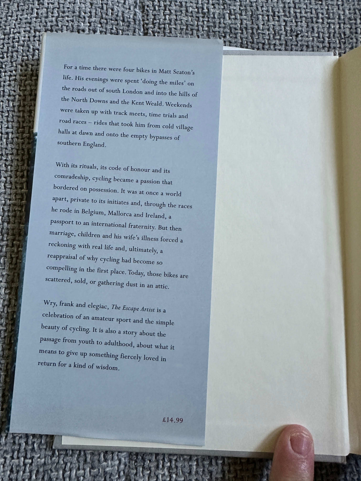 2002*SIGNED 1st* The Escape Artist - Matt Seaton (Fourth Estate) - Honeyburn Books (UK)