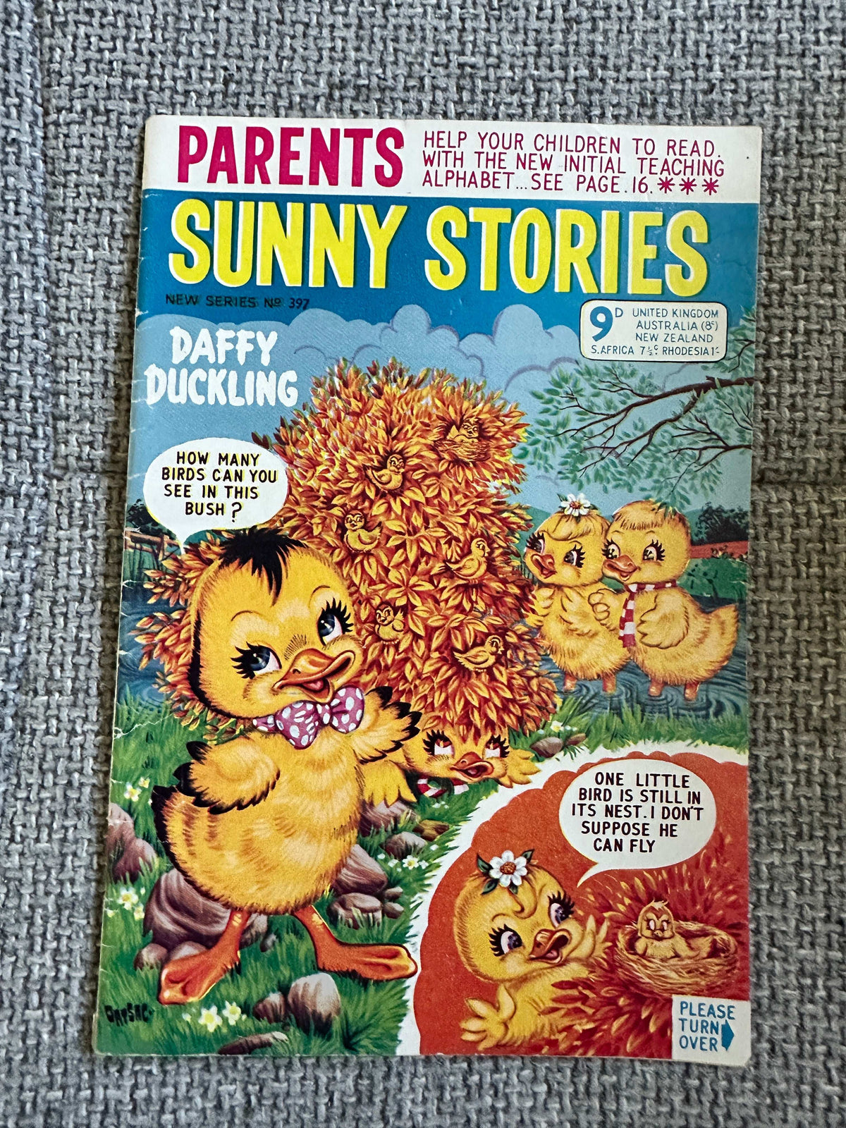 1966 Sunny Stories(No397) Daffy Duckling (George Newnes Ltd Publisher) - Honeyburn Books (UK)