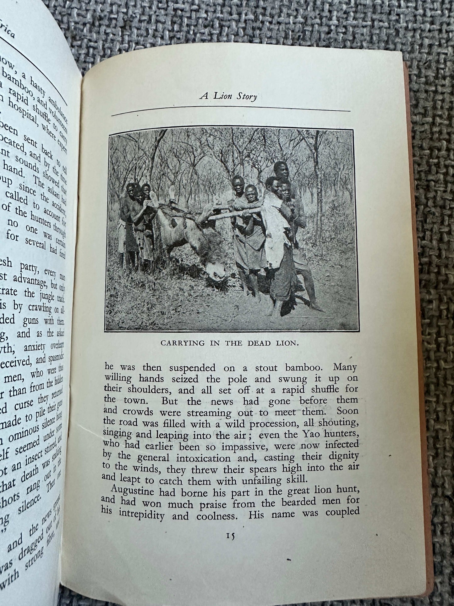 1950’s A Lion Story (Tales Of Africa No.1) Norah L. Mann (U. M. C. A.) - Honeyburn Books (UK)
