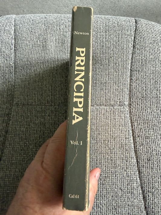 1966 Sir Isaac Newton Principia Vol 1 The Motion Of Bodies - Florian Cajori (University Of California Press)