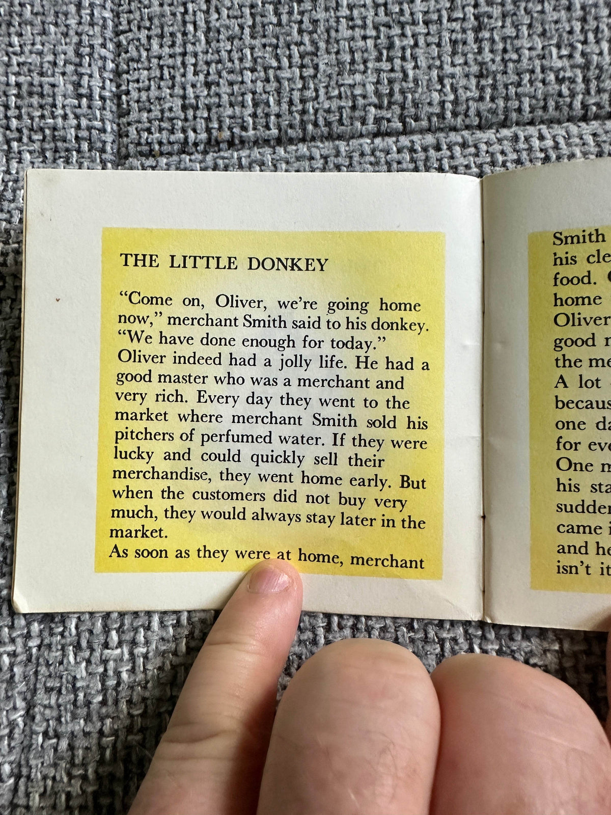 1950’s The Little Donkey A Mini Book(Brown Watson) - Honeyburn Books (UK)
