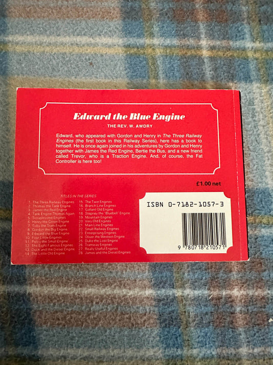 1985 Edward The Blue Engine - Rev. W. Awdry (Kaye & Ward) - Honeyburn Books (UK)