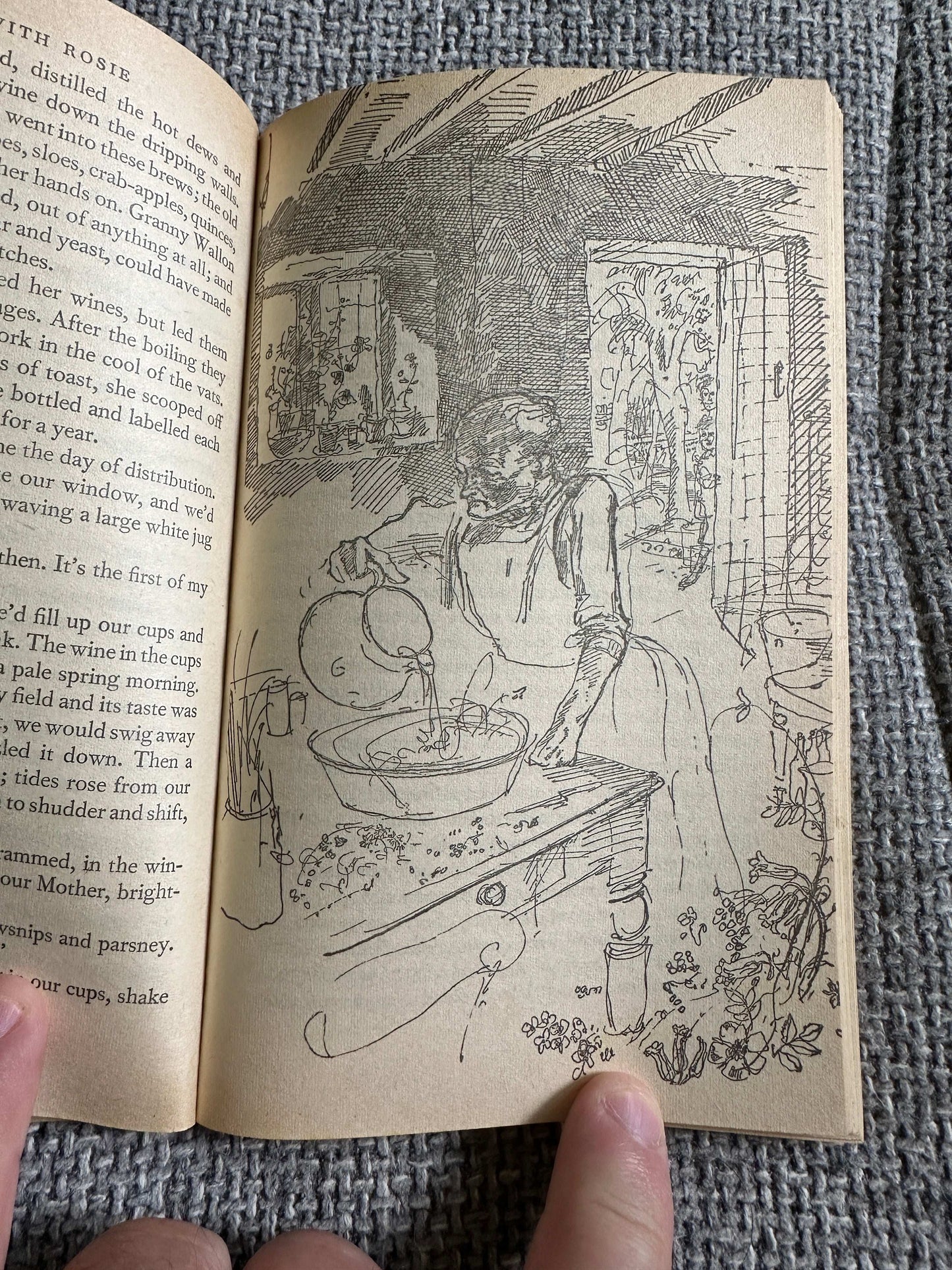 1967 Cider With Rosie - Laurie Lee (John Ward illustration) Penguin Book - Honeyburn Books (UK)