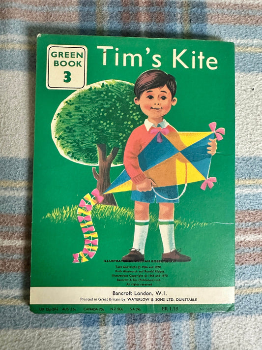 1970 Tim’s Kite(Green Book 3) Ruth Ainsworth & Ronald Ridout(Bancroft & Co) - Honeyburn Books (UK)