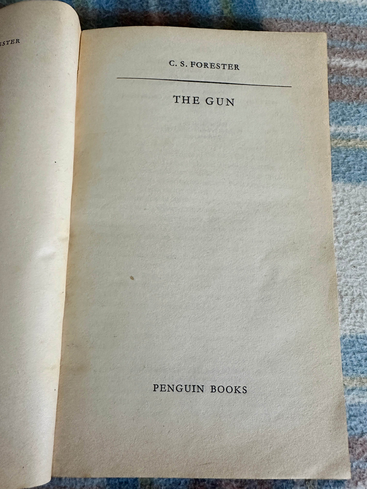1956 The Gun - C. S. Forester(Penguin Books) - Honeyburn Books (UK)