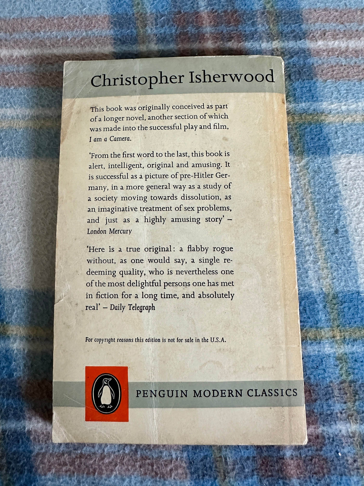 1961 Mr. Norris Changes Trains - Christopher Isherwood(Penguin) - Honeyburn Books (UK)