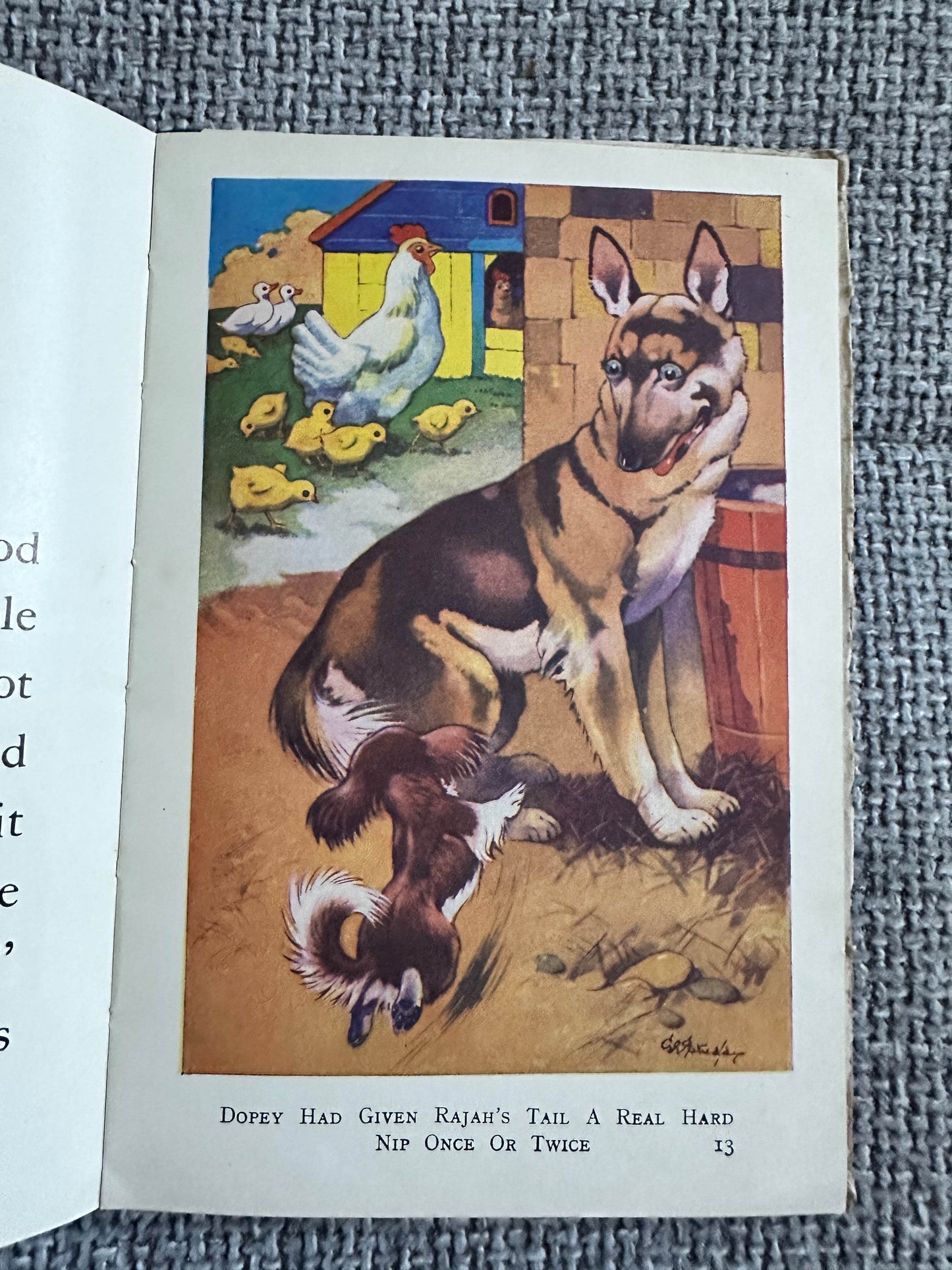 1940’s A Day With Dopey - Florence Royale(G. E. Studdy illustration)John Crowther Production - Honeyburn Books (UK)