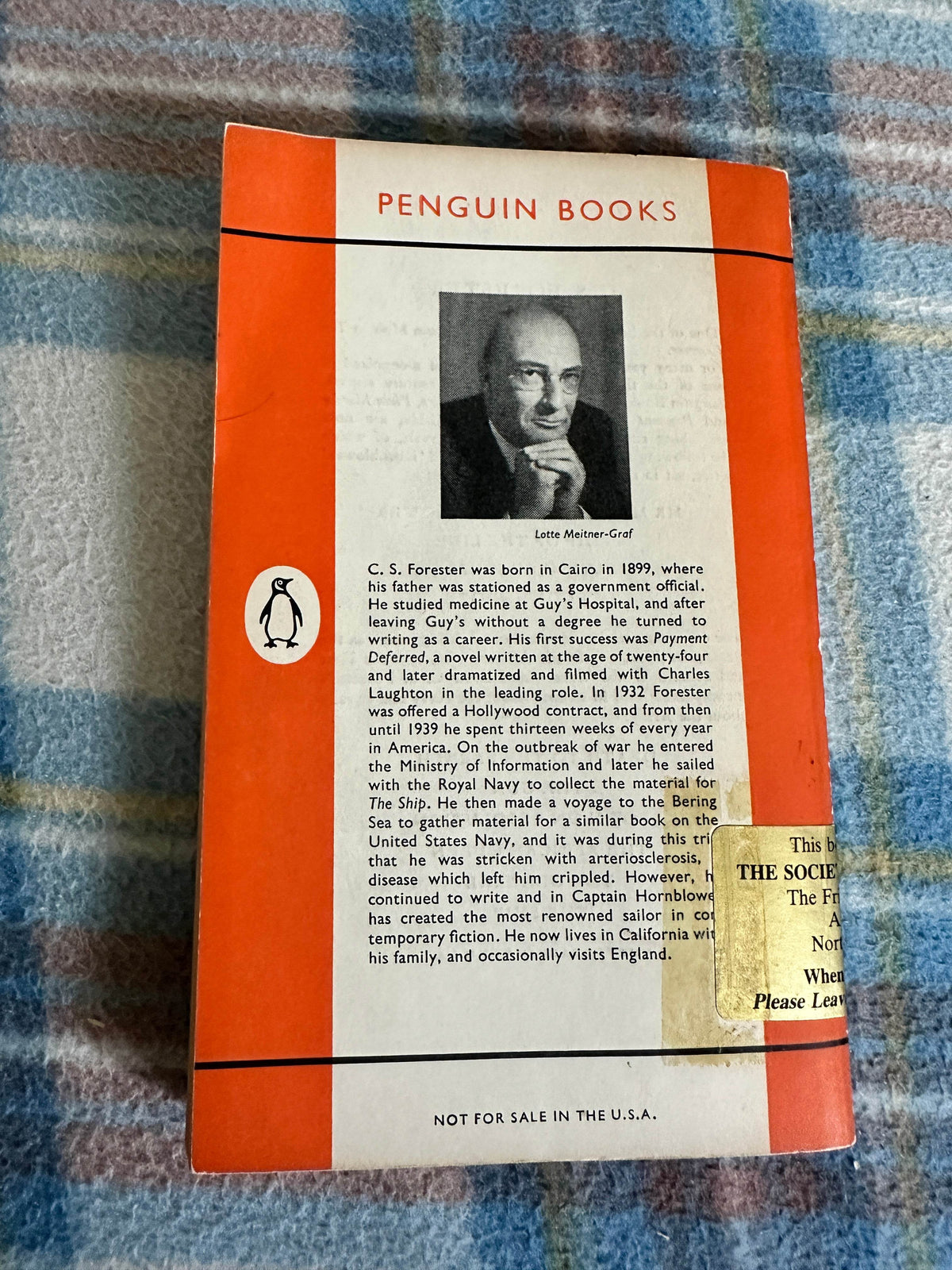 1956 The African Queen - C. S. Forester(Penguin Books) - Honeyburn Books (UK)