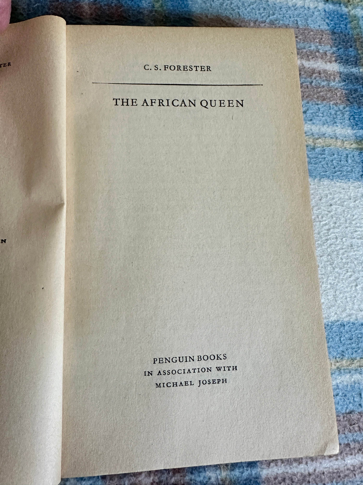 1956 The African Queen - C. S. Forester(Penguin Books) - Honeyburn Books (UK)