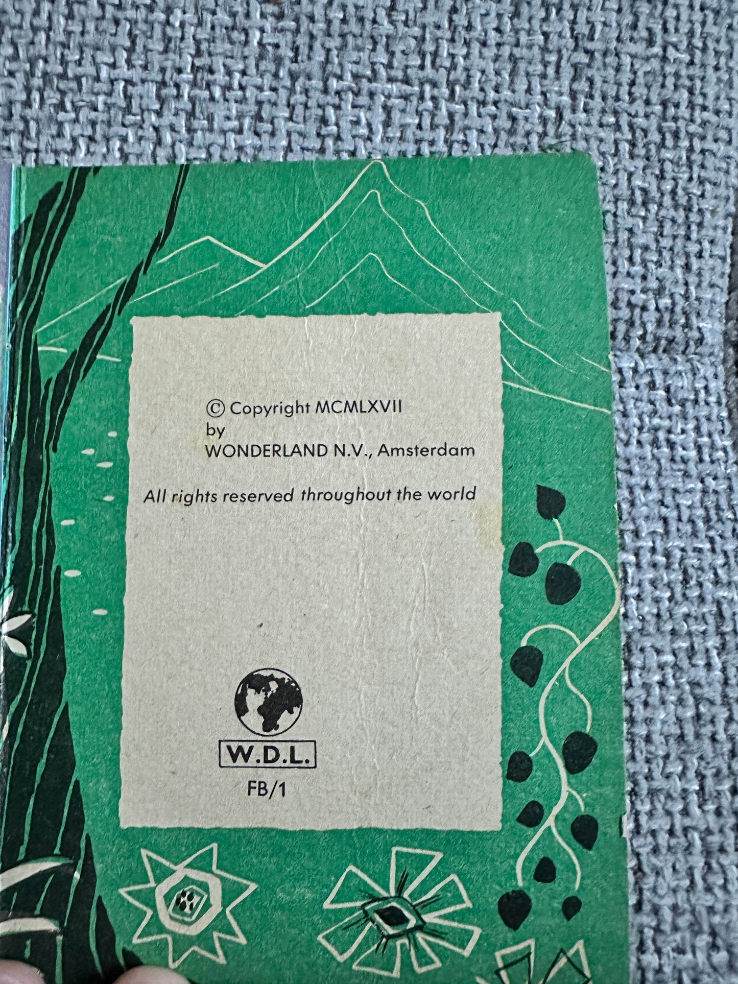 1967 Bobbys Birthday (Fluffy Books)Trudi Coté(Illust Huub Slabbers)Wonderland Amsterdam - Honeyburn Books (UK)