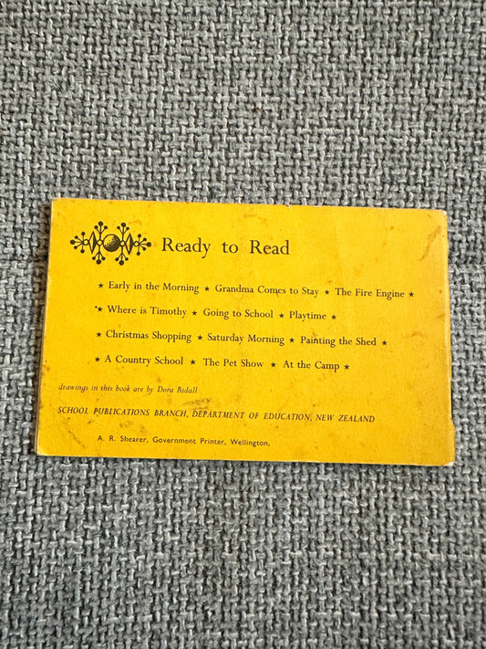 1960’s Ready To Read: Playtime - Dora Riddell(School Publications Branch, Dept Of Education, New Zealand - Honeyburn Books (UK)