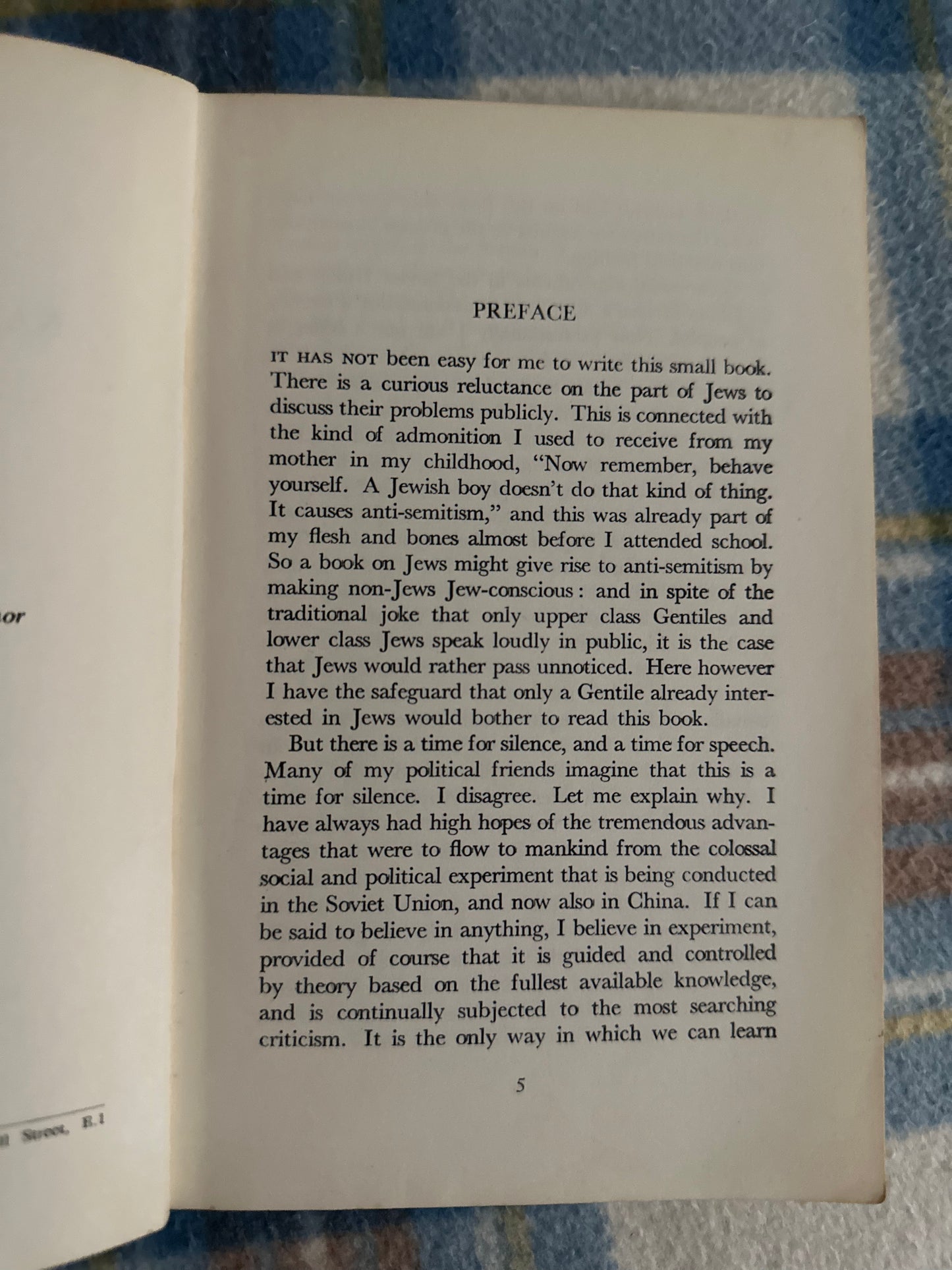1958 Jews & The National Question - Professor Hyman Levy(Hillway Publishing Company) - Honeyburn Books (UK)