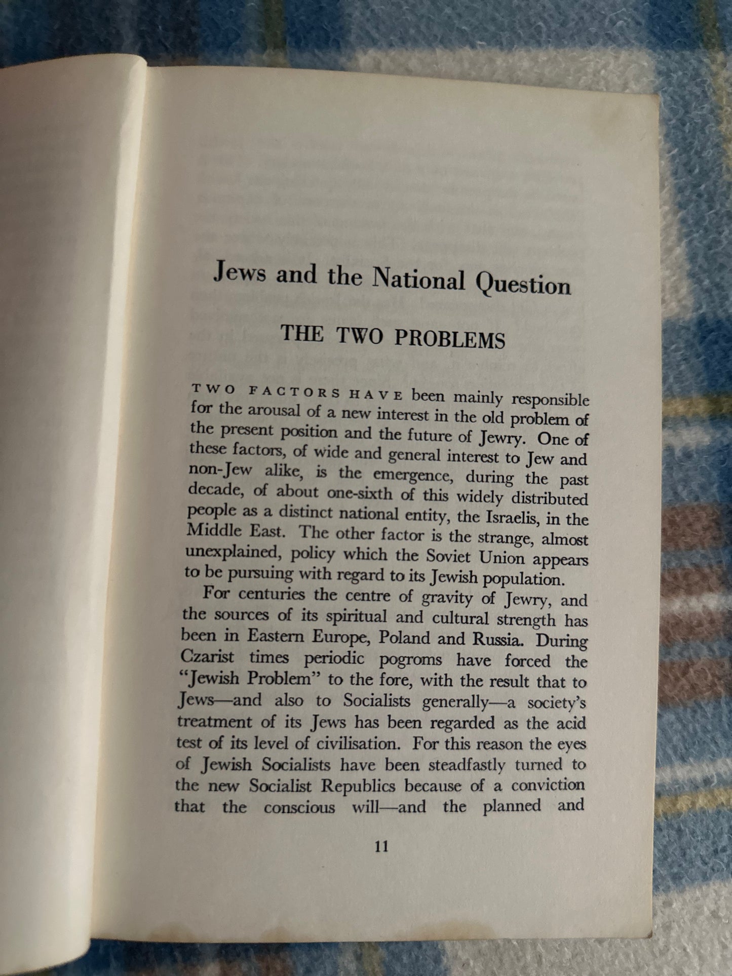 1958 Jews & The National Question - Professor Hyman Levy(Hillway Publishing Company) - Honeyburn Books (UK)