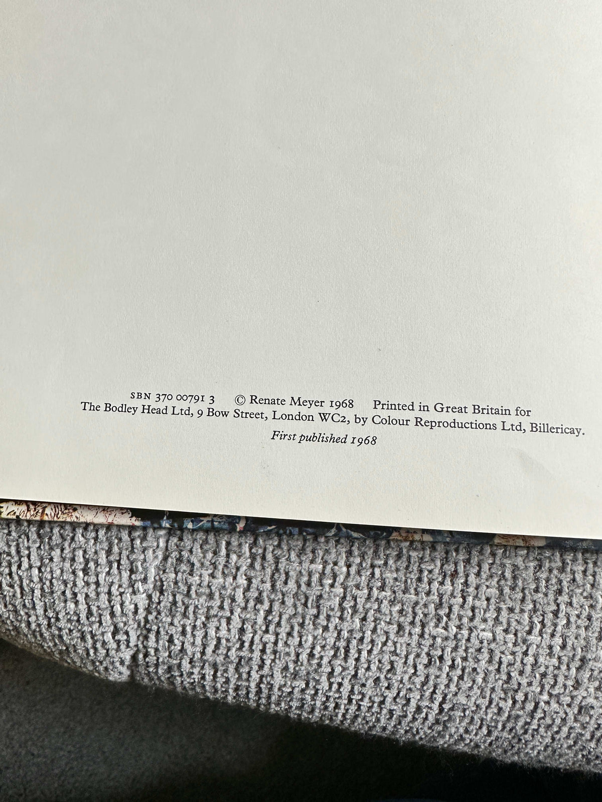 1968*1st* Vicki - Renate Meyer (The Bodley Head) - Honeyburn Books (UK)