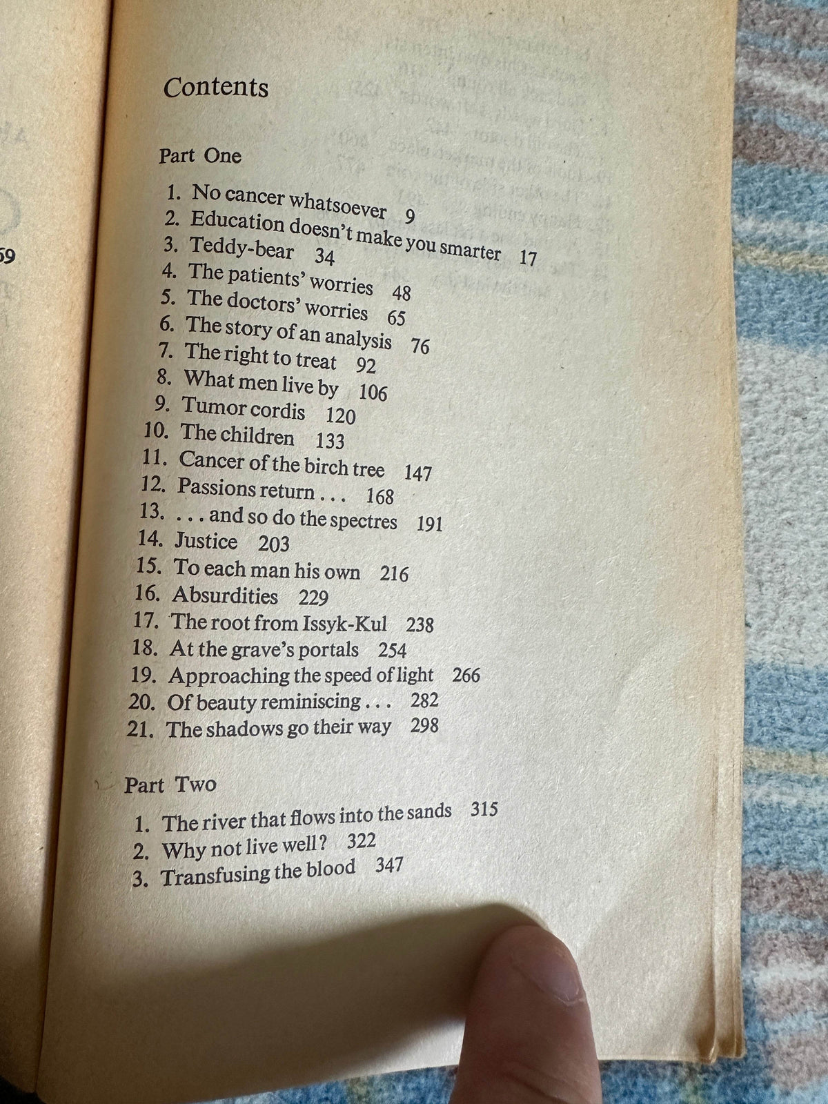 1974 Cancer Ward - Alexander Solzhenitsyn (Penguin) - Honeyburn Books (UK)