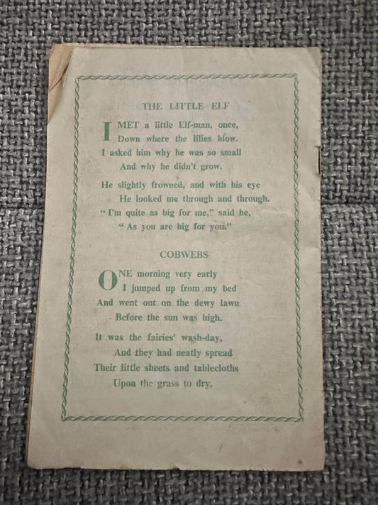 1930’s The Cap That Mother Made(Jack & Jill Series No27) - Honeyburn Books (UK)
