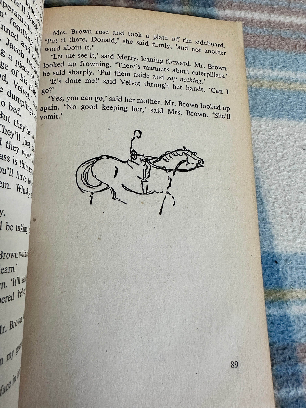 1947 National Velvet - Enid Bagnold(Illust Laurian Jones)Penguin Books - Honeyburn Books (UK)