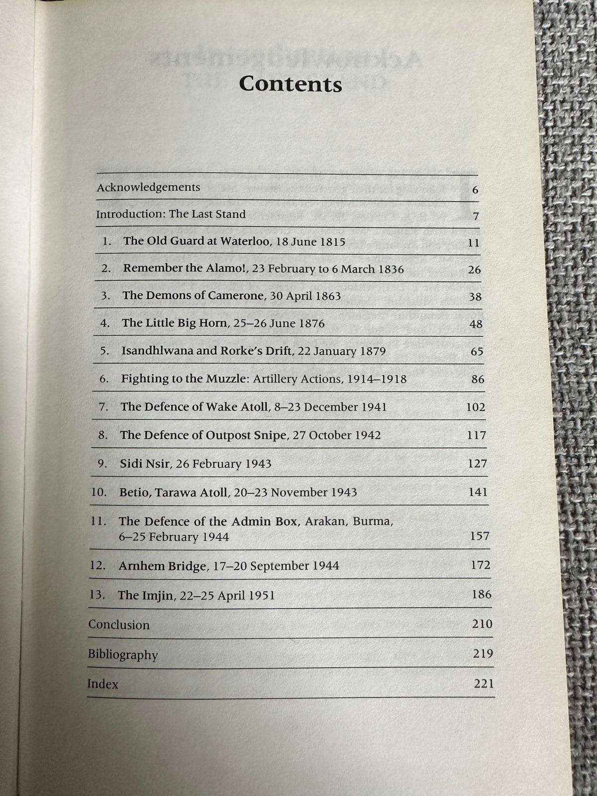 1996*1st* The Last Stand!(Famous Battles Against The Odds) Bryan Perrett(Arms & Armour Publisher) - Honeyburn Books (UK)