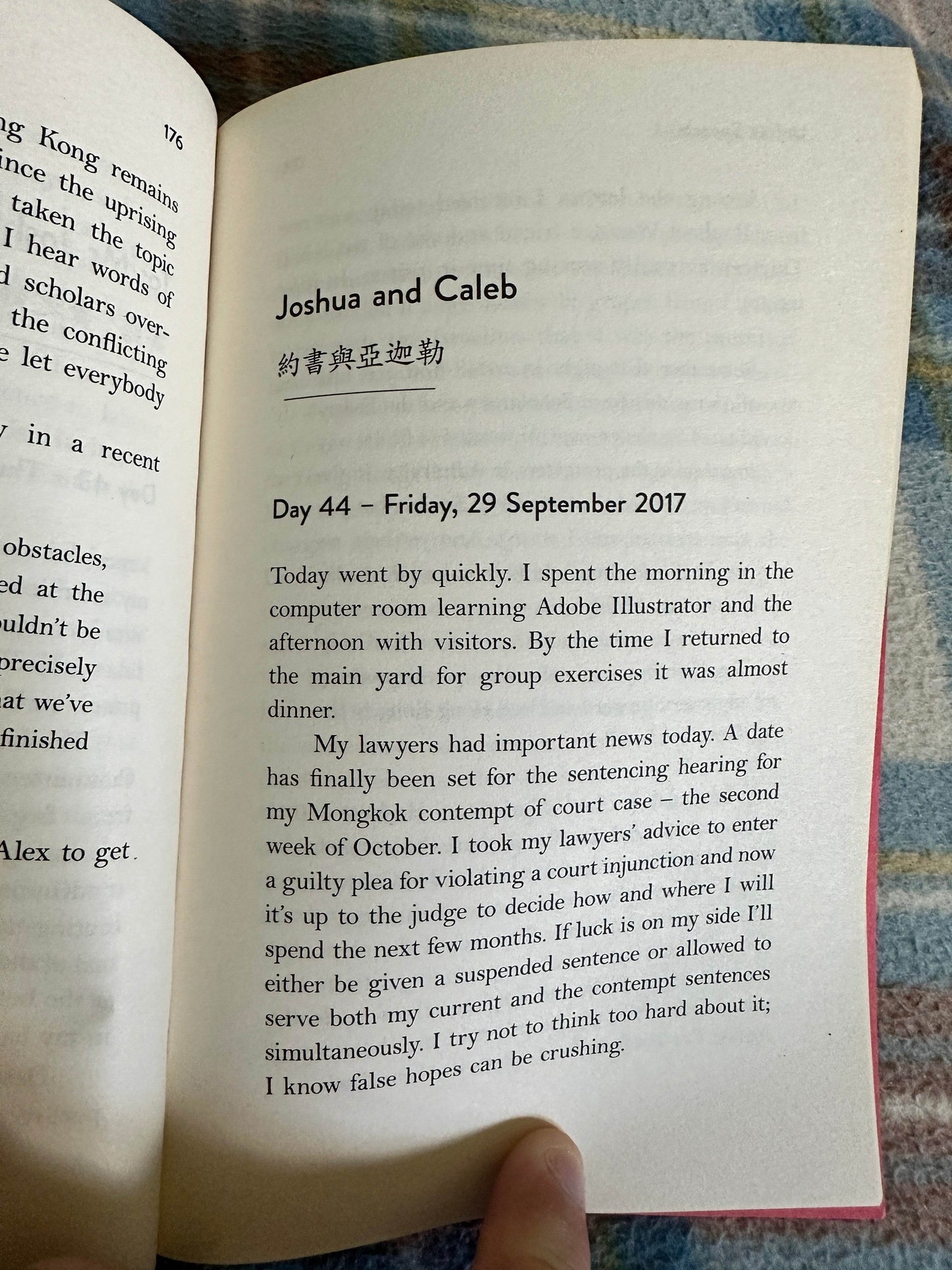2020 Unfree Speech - Joshua Wong(Penguin) - Honeyburn Books (UK)