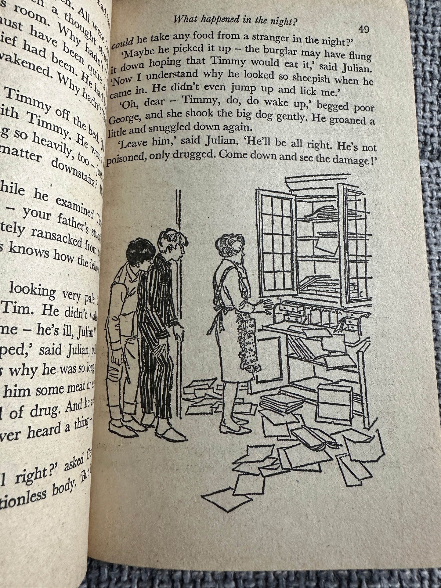 1972 Five Fall Into Adventure - Enid Blyton(Betty Maxey)Knight Books - Honeyburn Books (UK)