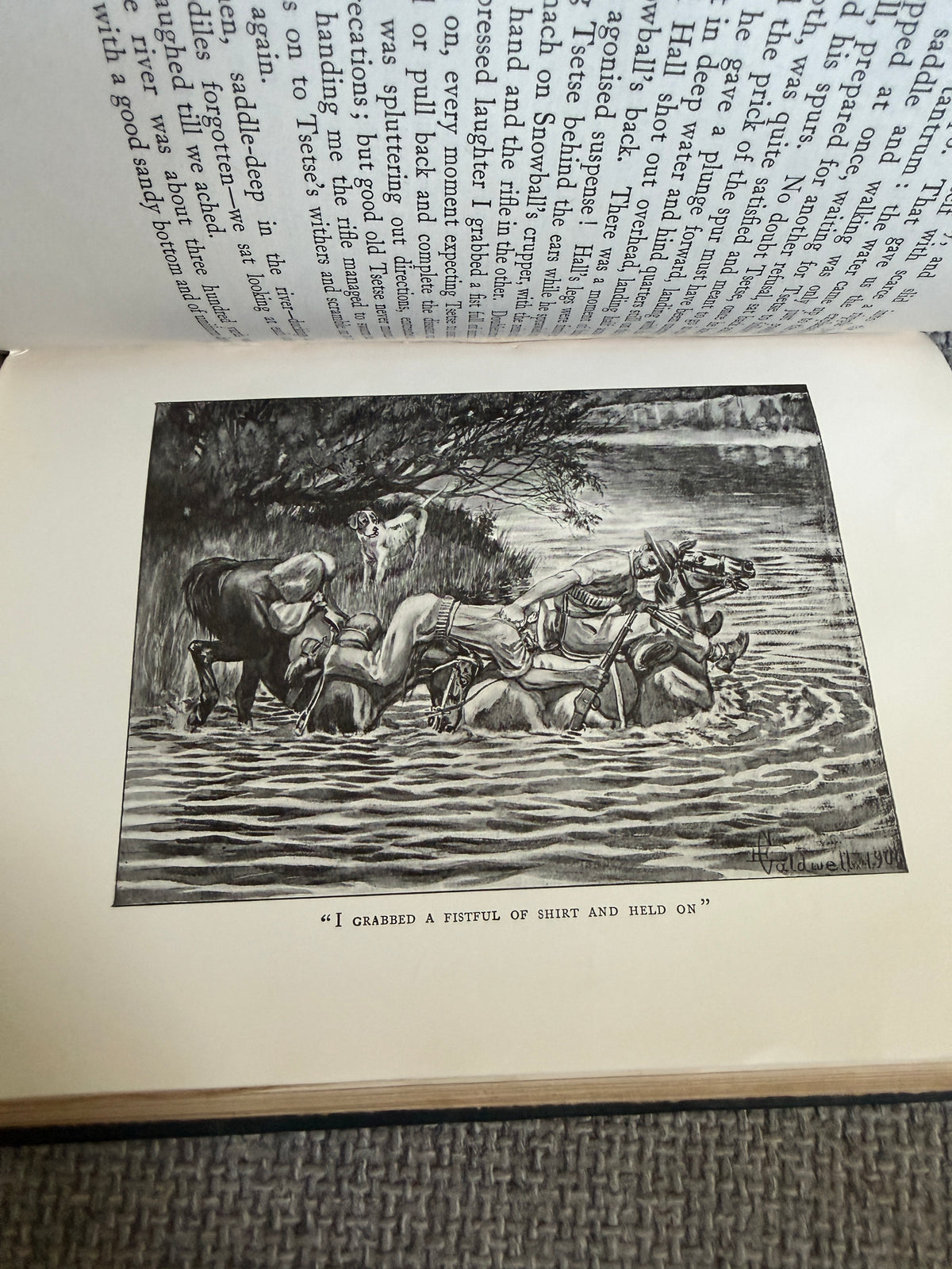 1919 Jock Of The Bushveld - Sir Percy Fitzpatrick (E. Caldwell illust) Longmans, Green & Co Ltd
