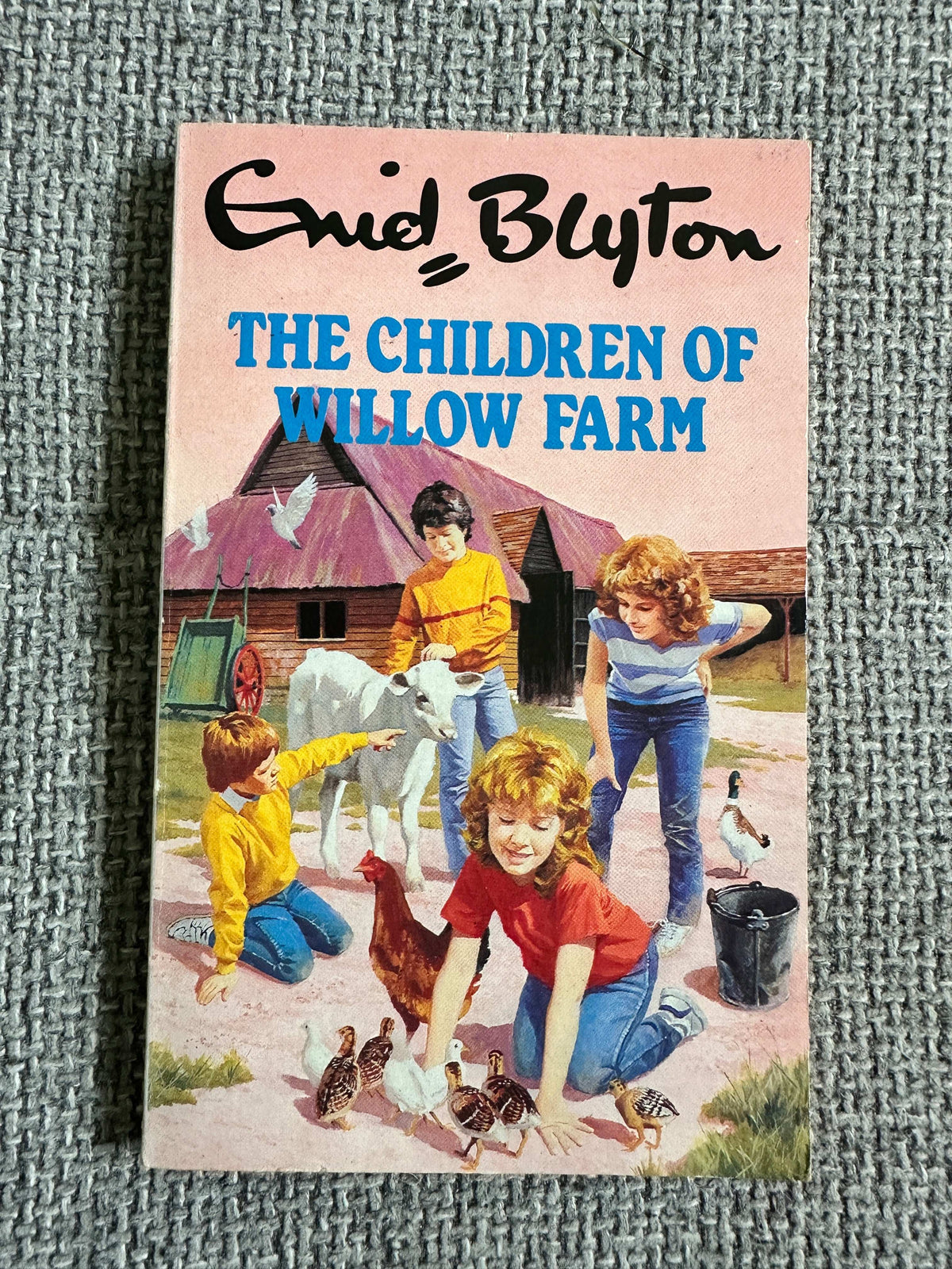 1988 The Children Of Willow Farm - Enid Blyton (David Bowyer Illust) Beaver Books - Honeyburn Books (UK)