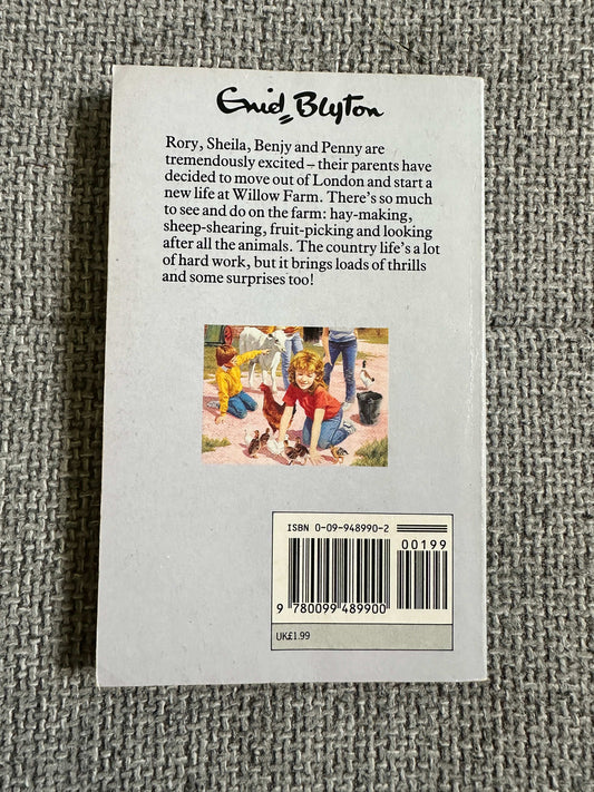 1988 The Children Of Willow Farm - Enid Blyton (David Bowyer Illust) Beaver Books - Honeyburn Books (UK)