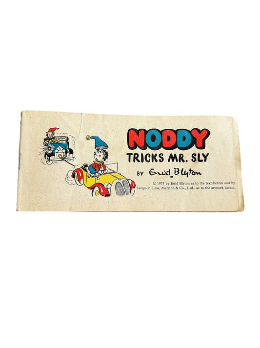 1957 Noddy Tricks Mr. Sly / Noddy & The Honey - Enid Blyton (Beek Illust) Sampson Low Marston & Co Ltd - Honeyburn Books (UK)