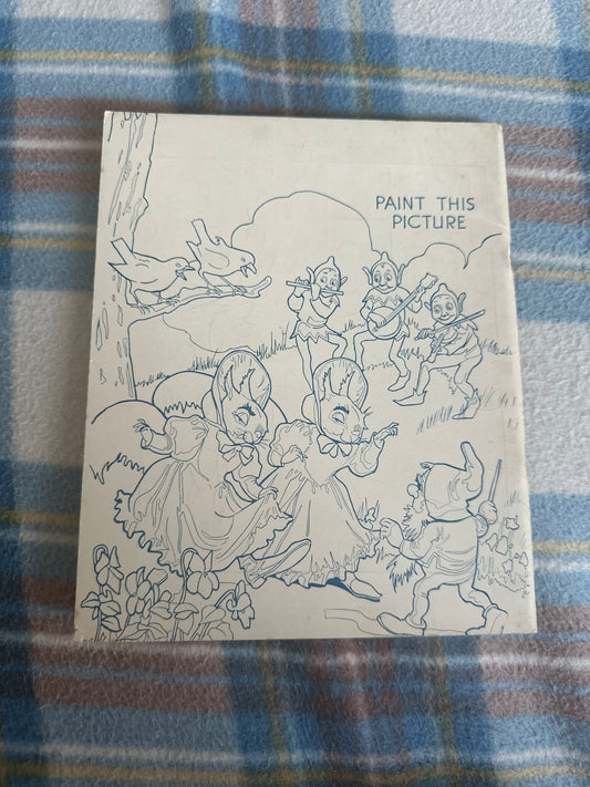 1950c My Dancer Painting Book(no credits but untouched) - Honeyburn Books (UK)
