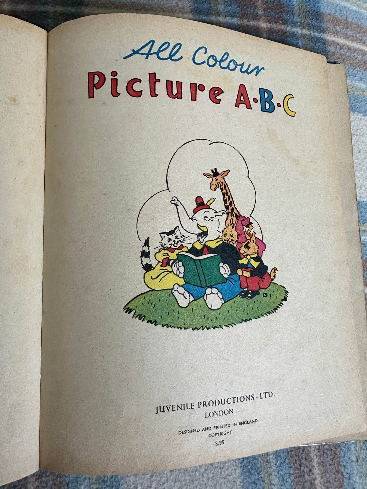 1963 All Colour Picture ABC - illustration by Fel(Juvenile Productions Ltd) - Honeyburn Books (UK)