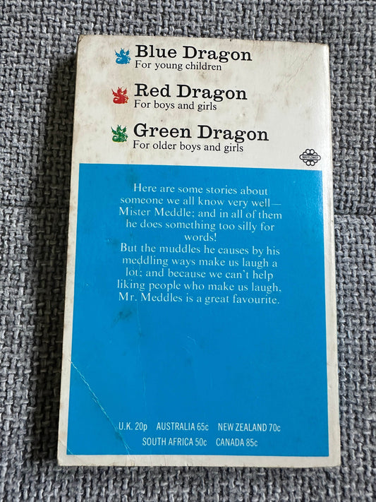 1972 Mr. Meddle’s Muddles - Enid Blyton(Rene Cloke Illust) Dragon - Honeyburn Books (UK)