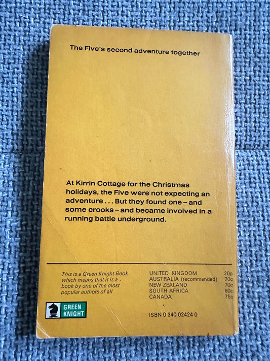 1973 Five Go Adventuring Again - Enid Blyton(Eileen A. Soper) Knight Books - Honeyburn Books (UK)