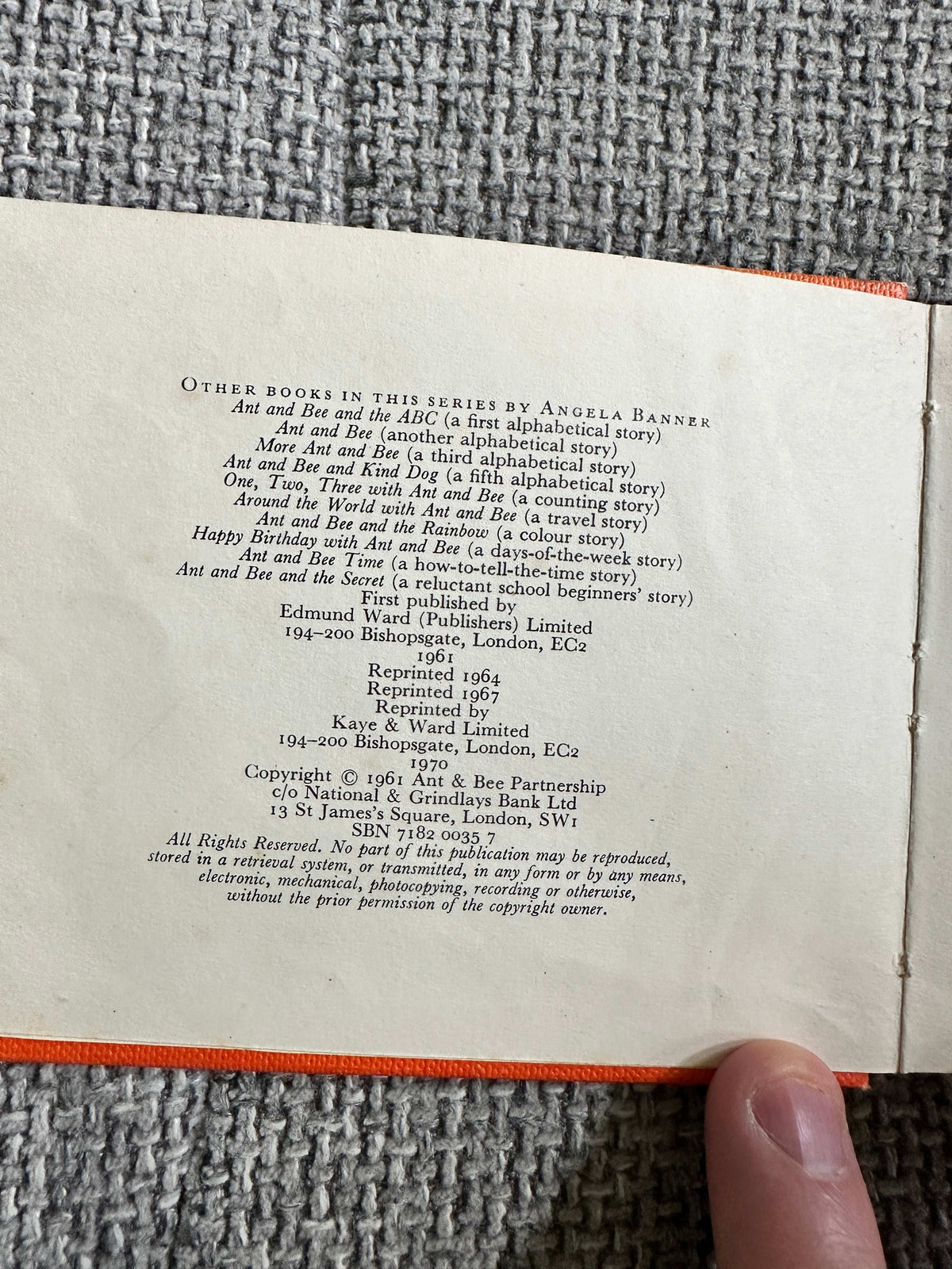 1967 More & More Ant & Bee - Angela Banner (Kaye & Ward Ltd) - Honeyburn Books (UK)