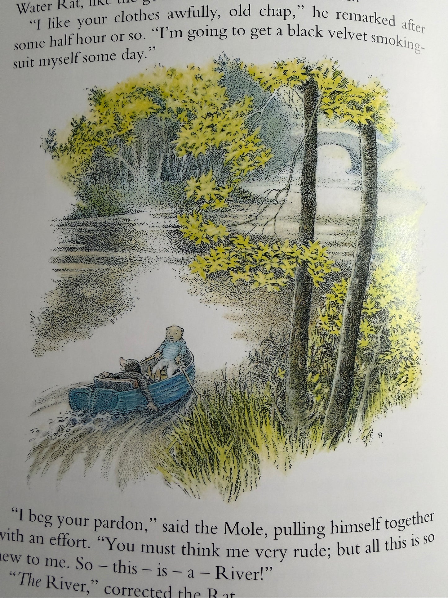 1996 The River Bank & Other Stories From The Wind In The Willows - Kenneth Grahame (Inga Moore illustration) Walker Books