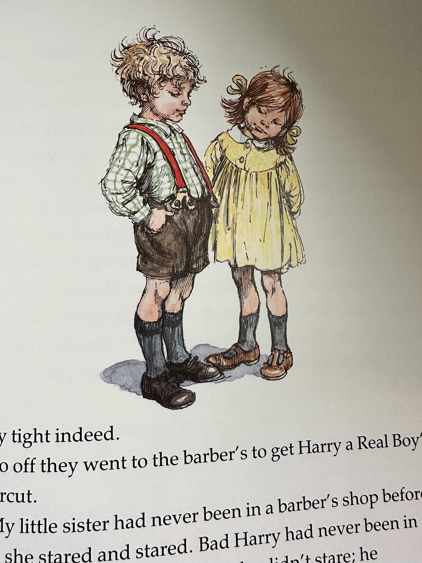 1991 My Naughty Little Sister Storybook - Dorothy Edwards (Shirley Hughes Illust) Guild Publishing - Honeyburn Books (UK)