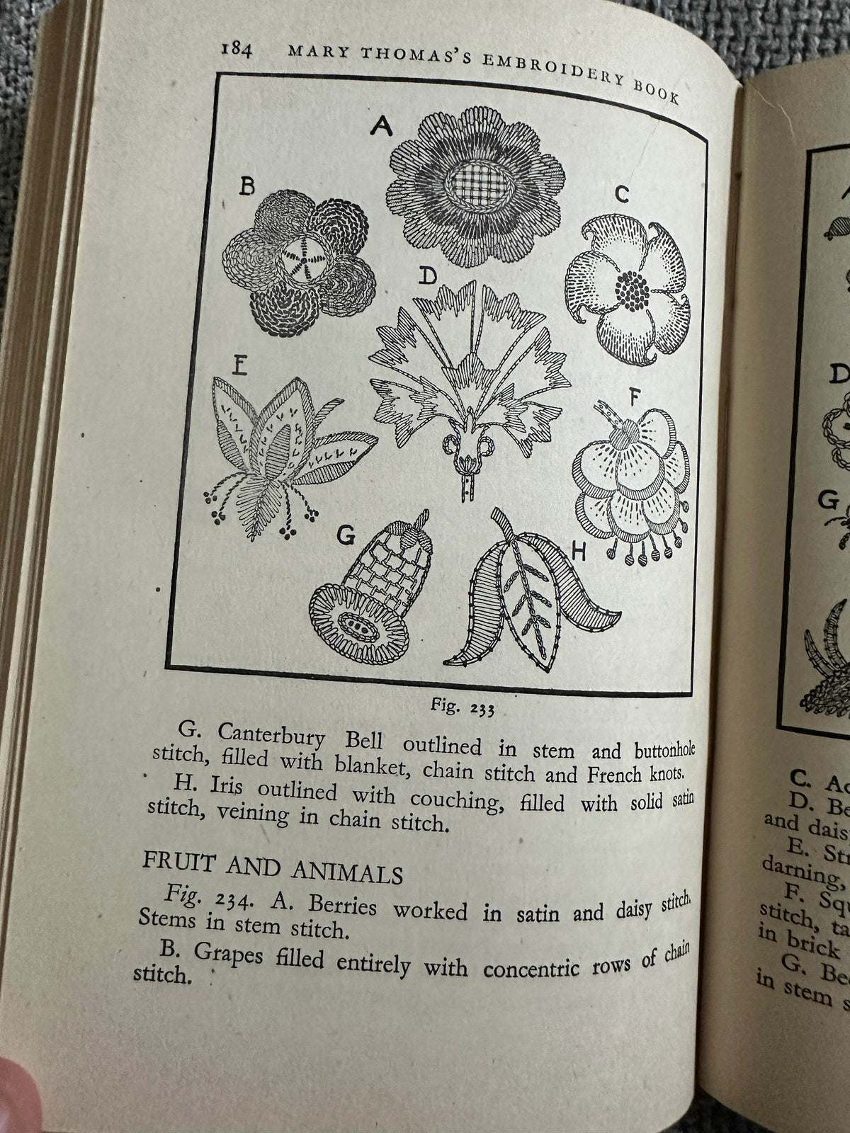 1943 Mary Thomas’s Embroidery Book(Hodder & Stoughton) - Honeyburn Books (UK)