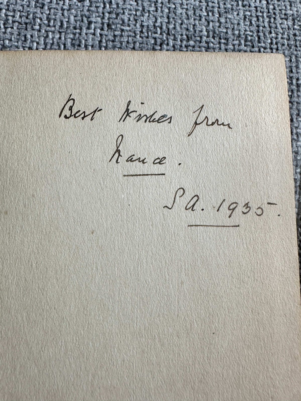 1934 The Arches Of The Years - Halliday Sutherland (Geoffrey Bles) - Honeyburn Books (UK)