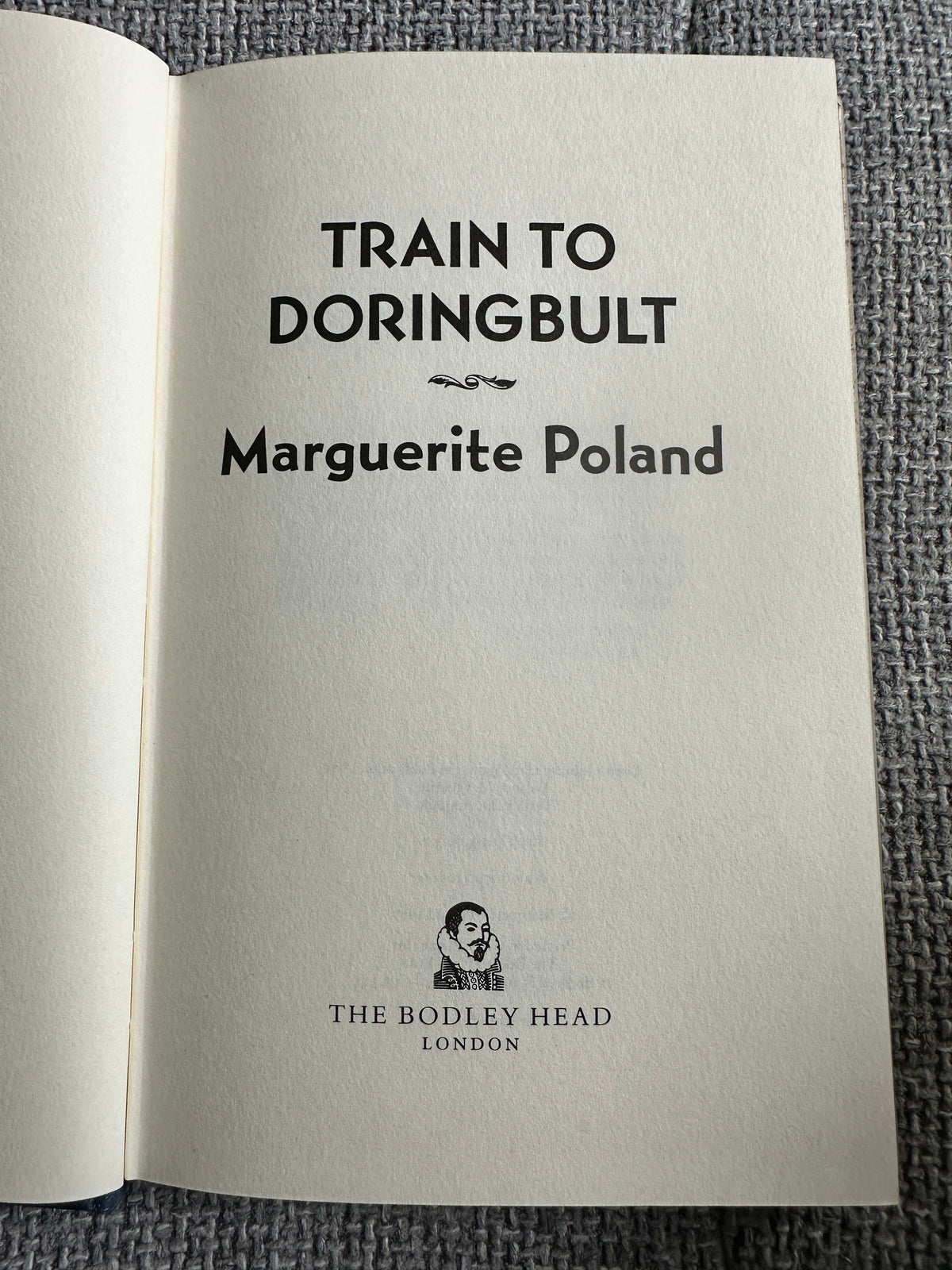 1987*1st* Train To Doringbult - Marguerite Poland (The Bodley Head) - Honeyburn Books (UK)