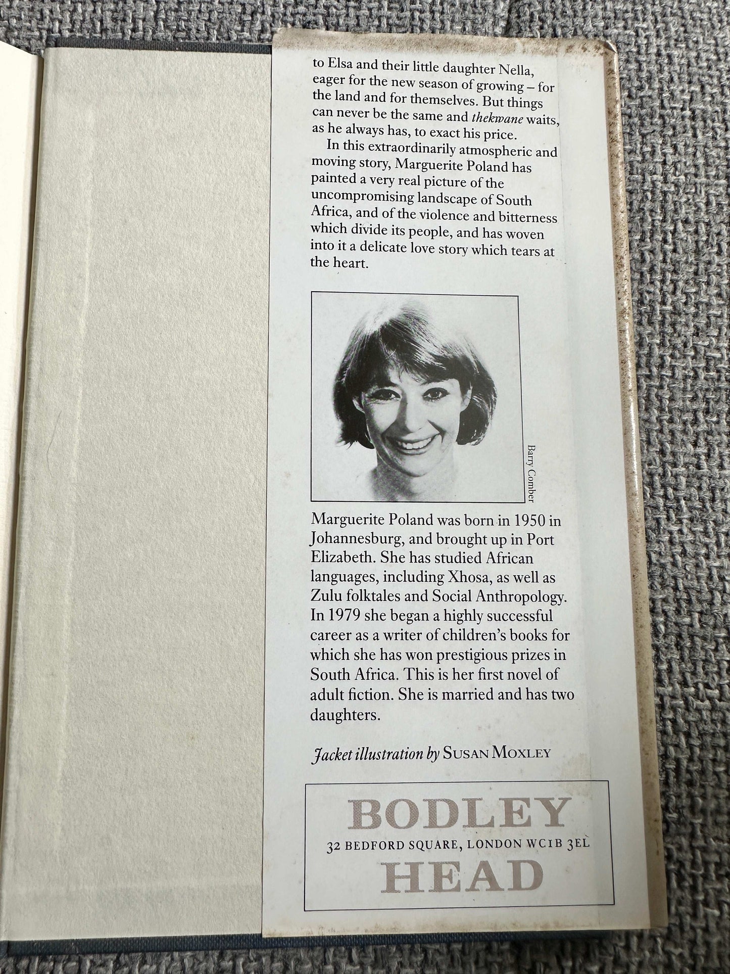 1987*1st* Train To Doringbult - Marguerite Poland (The Bodley Head) - Honeyburn Books (UK)