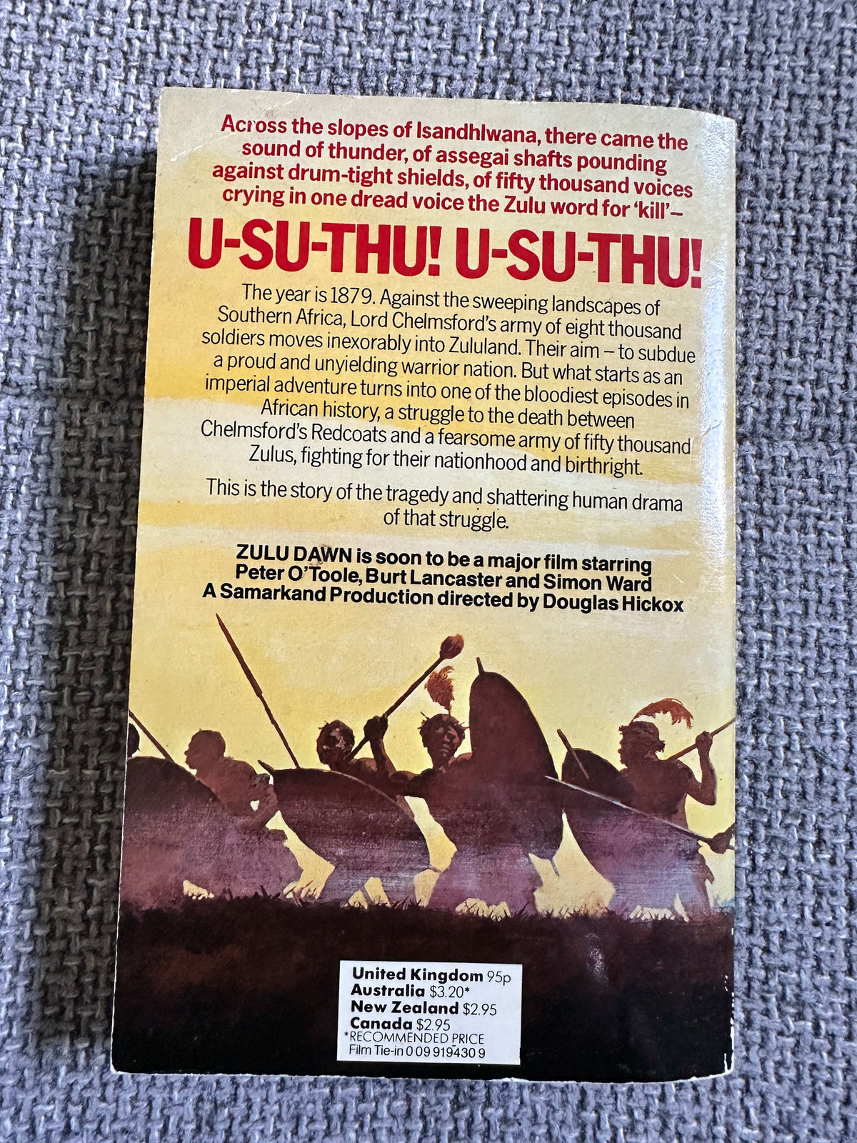 1979 Zulu Dawn - Cy Endfield (Arrow Books) - Honeyburn Books (UK)