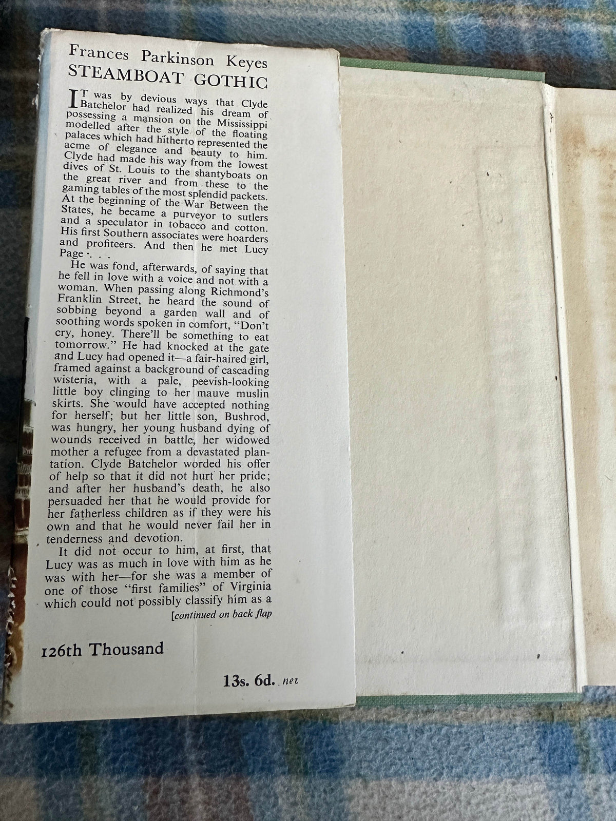 1952 Steamboat Gothic - France’s Parkinson Keyes(Eyre & Spottiswoode) - Honeyburn Books (UK)