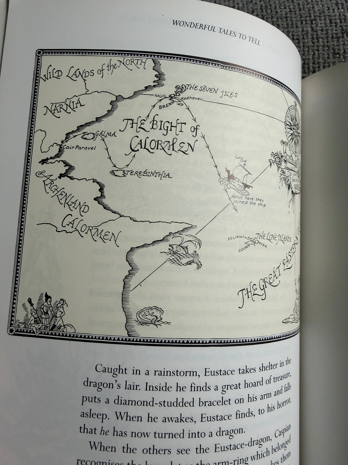 1989 The Land Of Narnia - Brian Sibley (Pauline Baynes Illustrations) Picture Lions
